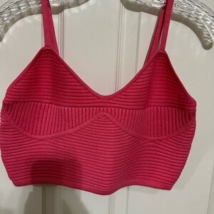 Aerie Crop Sweater Cami sz L